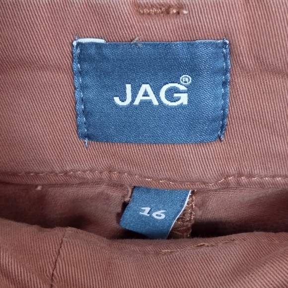 JAG | Marnie Pull On Waist Shorts in Mauve Pink Size 16 - Picture 3 of 5